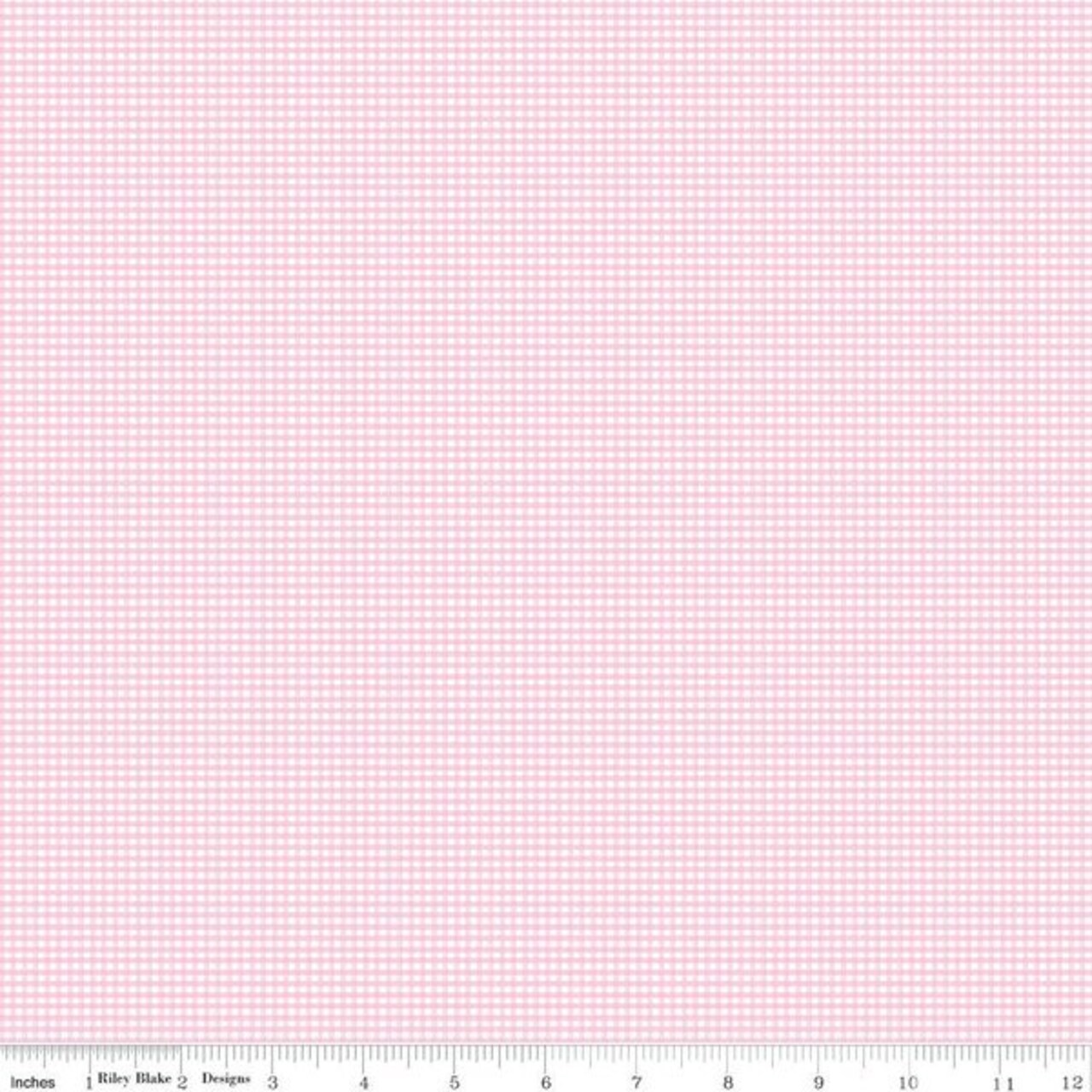 Micro Gingham in Peony (c455-peony) | Gingham | Riley Blake Designs | Riley Blake
